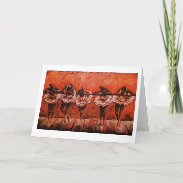 Tarjeta de felicitación secreta de bailarines (Anverso)