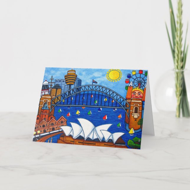 Tarjeta de felicitación sensacional de Sydney (Anverso)