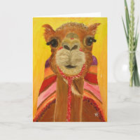 Tarjeta de felicitación She-Camel Suzie