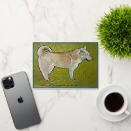 Tarjeta de felicitación Siberian Huskie