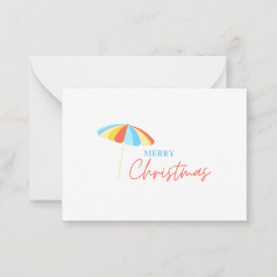 Tarjeta de felicitación simple para Navidades con 
