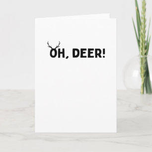 Tarjeta de felicitación simple y estética de Oh De