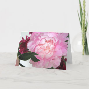 Tarjeta de felicitación sin título del Peony