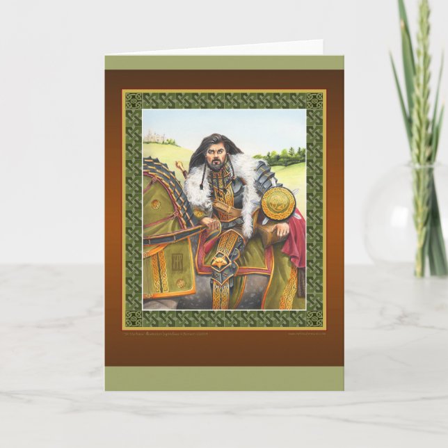 Tarjeta de felicitación Sir Marhaus (Anverso)