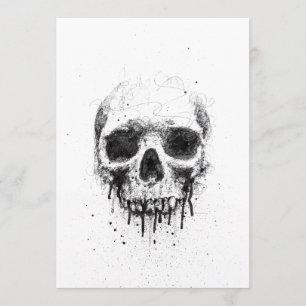Tarjeta de felicitación Skull