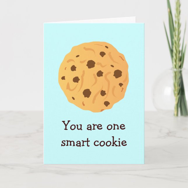 Tarjeta de felicitación Smart Cookie (Anverso)