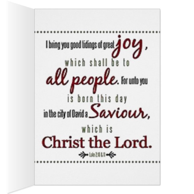 Tarjeta de felicitación, sobres blancos estándar i (Interior (Derecha))