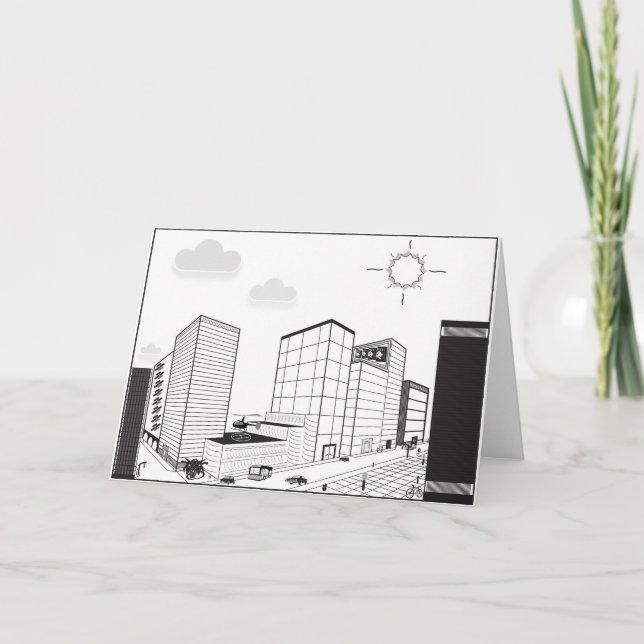 Tarjeta de felicitación, sobres blancos estándar i (Anverso)