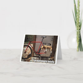 Tarjeta de felicitación sola del Corgi