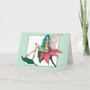 Tarjeta de felicitación Spring Fairy Blank