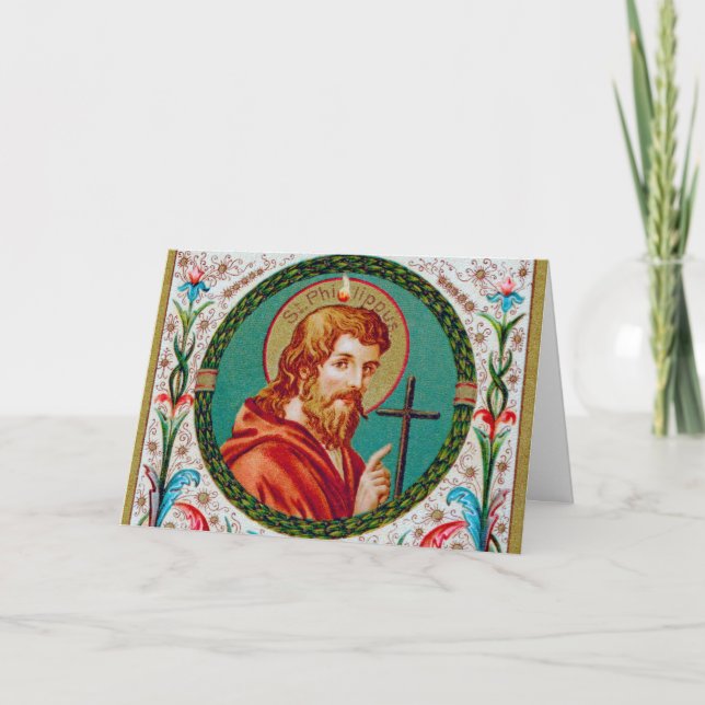 Tarjeta de felicitación St. Philip the Apostle (JM (Anverso)