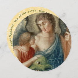 Tarjeta de felicitación St. Raphael the Archangel 