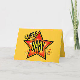 Tarjeta de felicitación Star Baby 2