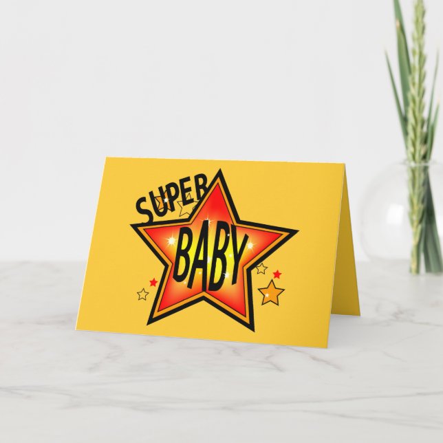 Tarjeta de felicitación Star Baby 2 (Anverso)