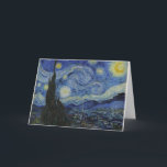Tarjeta de felicitación Starry Night Van Gogh<br><div class="desc">Van Gogh La Tarjeta De Saludo De Noche Starry</div>