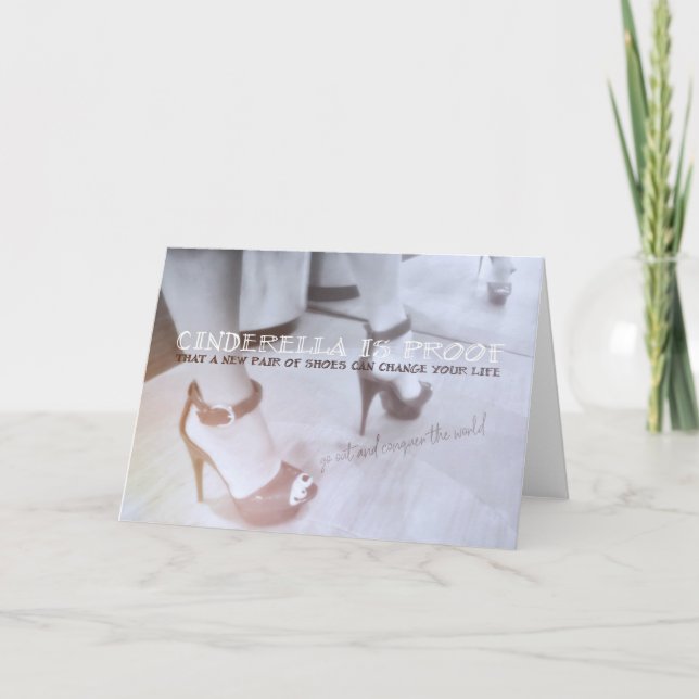 Tarjeta de felicitación STELLAR STILETTOS (Anverso)