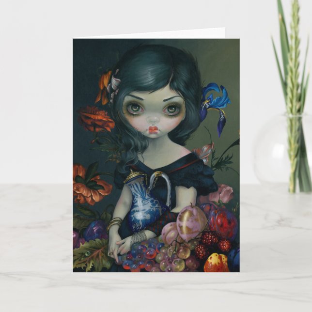 Tarjeta de felicitación "Stilleven VI: Het Portret (Anverso)