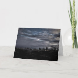 Tarjeta de felicitación Stormy Night Blank