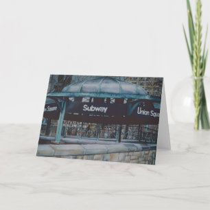 Tarjeta de felicitación Subterranean Blues