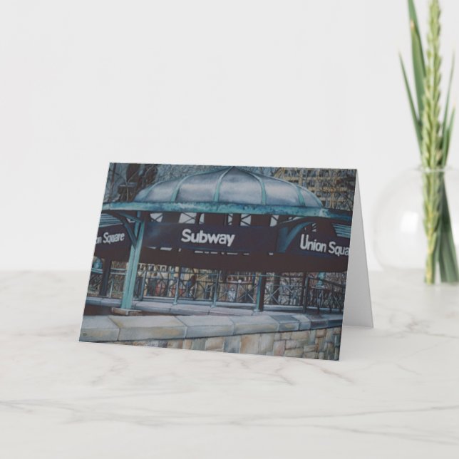 Tarjeta de felicitación Subterranean Blues (Anverso)