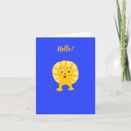 Tarjeta de felicitación Sunn y Lion