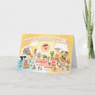 Tarjeta de felicitación Sunny Southern California 