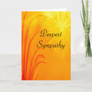 Tarjeta de felicitación Sunrise Sympathy