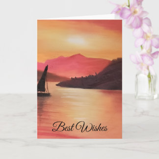 Tarjeta de felicitación Sunset