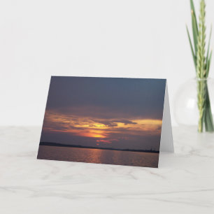 Tarjeta de felicitación Sunset