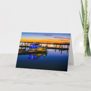 Tarjeta de felicitación Sunset de Lake Ray Hubbard