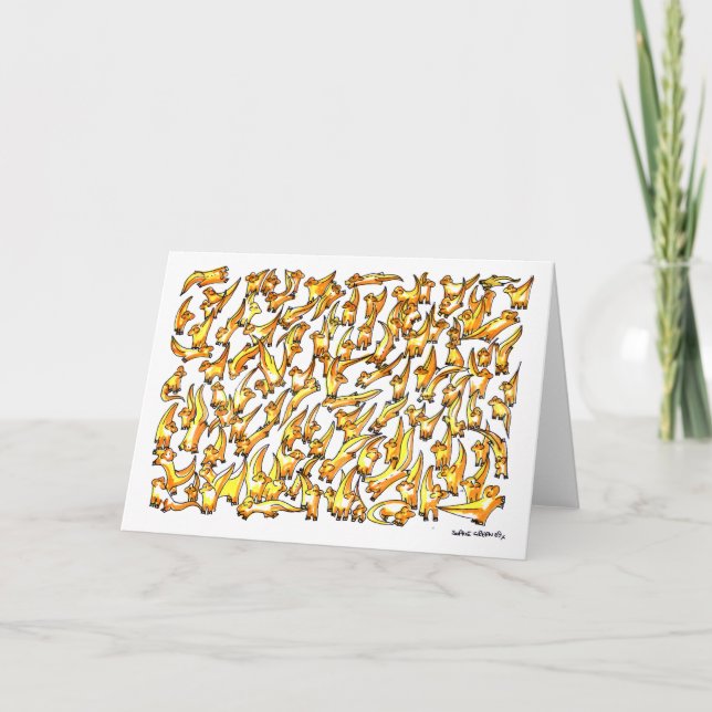 Tarjeta de felicitación Superlambanana Blank (Anverso)