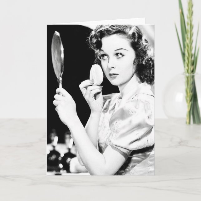 tarjeta de felicitación Susan Hayward (Anverso)