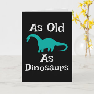 Tarjeta de felicitación tan antigua como los dinos
