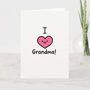 Tarjeta de Felicitación Te Quiero Abuela