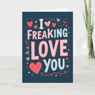 Tarjeta de Felicitación 'Te Quiero con Locos',