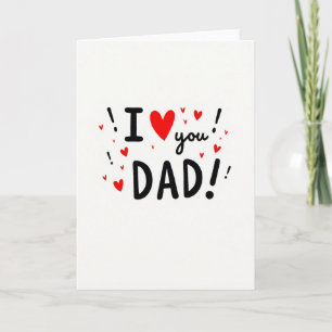 Tarjeta de Felicitación 'Te Quiero Papá'