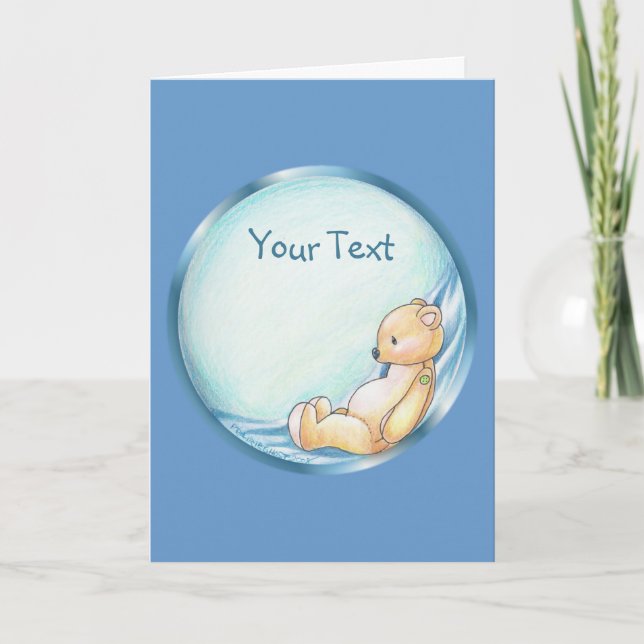 Tarjeta de felicitación Teddy Bear (Anverso)