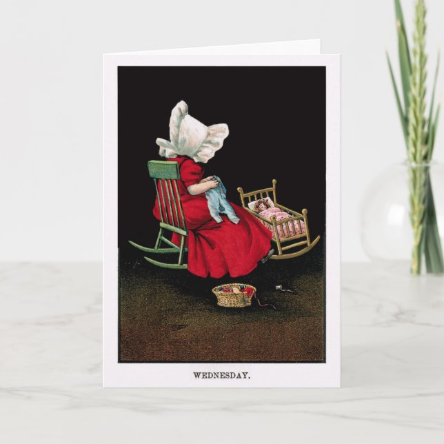 Tarjeta de felicitación temprana de 1900's (Anverso)