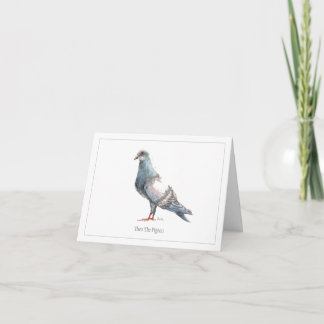 Tarjeta de felicitación 'Theo The Pigeon'