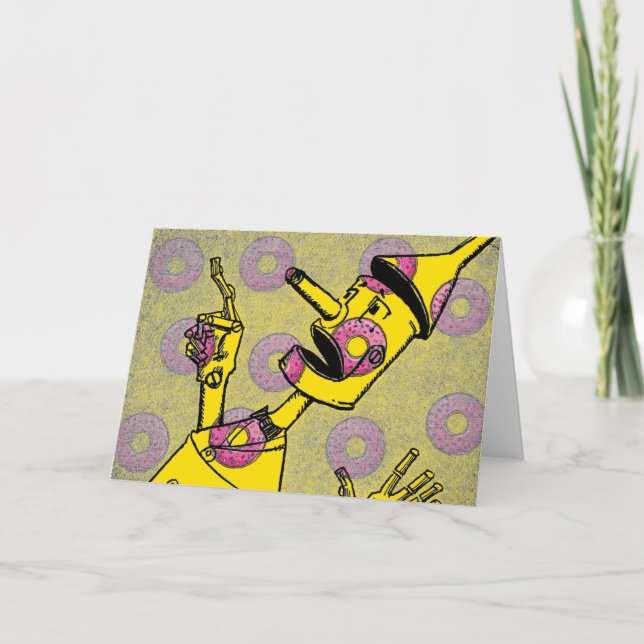 Tarjeta de felicitación Tin Man (Anverso)