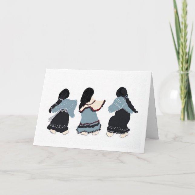 Tarjeta de felicitación - Tonos entre mundos (Anverso)