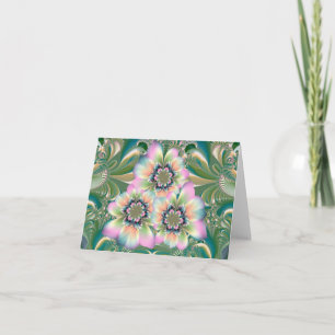 Tarjeta de felicitación Tradicional por la floraci