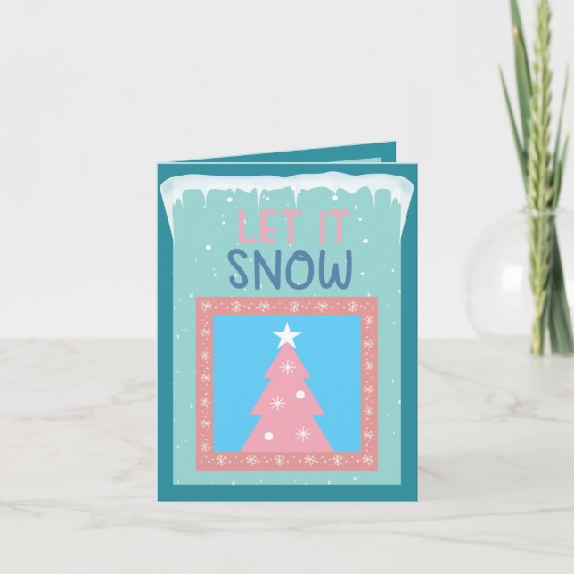 Tarjeta de felicitación Trans-Inclusive Winter Won (Anverso)