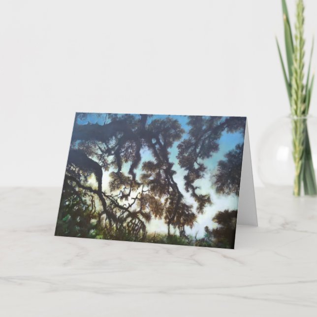 Tarjeta de felicitación Tree & Sky (Anverso)