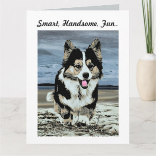 Tarjeta de felicitación tricolora hermosa del día