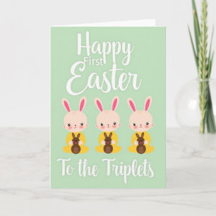 Tarjeta de Felicitación Triple La Alegría