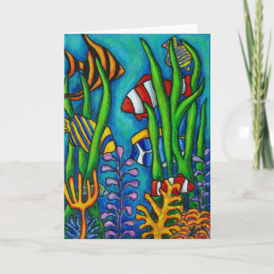 Tarjeta de felicitación Tropica Gems
