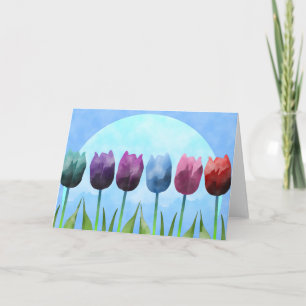 Tarjeta de felicitación Tulip