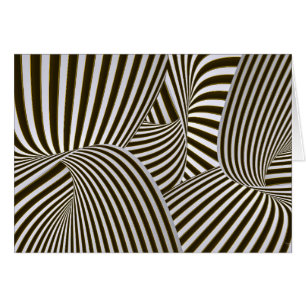 Tarjeta de felicitación Twists 3D