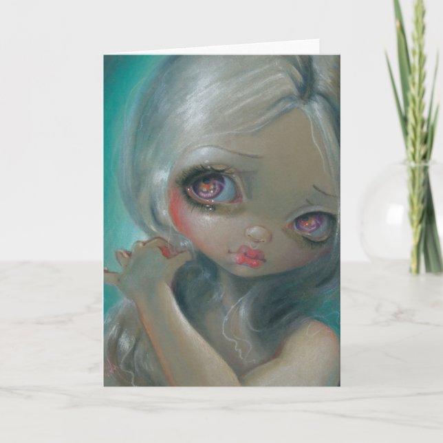 Tarjeta de felicitación "Un momento Wistful" (Anverso)